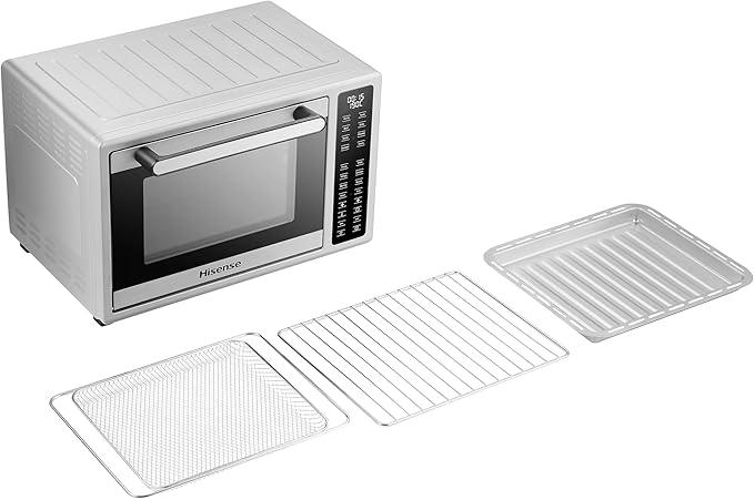 Hisense 32 Litre Stainless Steel Air Fryer Oven - H32AOSL1S5 thumbnail 2