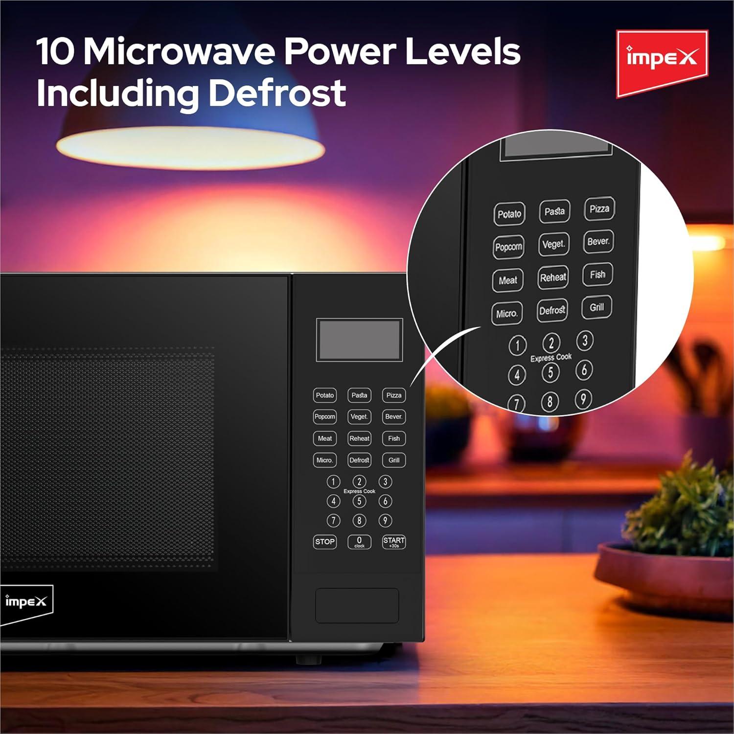 IMPEX MO8125DGB 25L DIGITAL GRILL MICROWAVE OVEN thumbnail 4