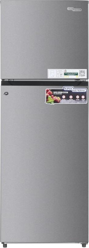Super General 410 Liter Gross Double Door Refrigerator Freezer SGR415I, No Frost, Inverter Compressor, Lock and Key, Quiet Operation