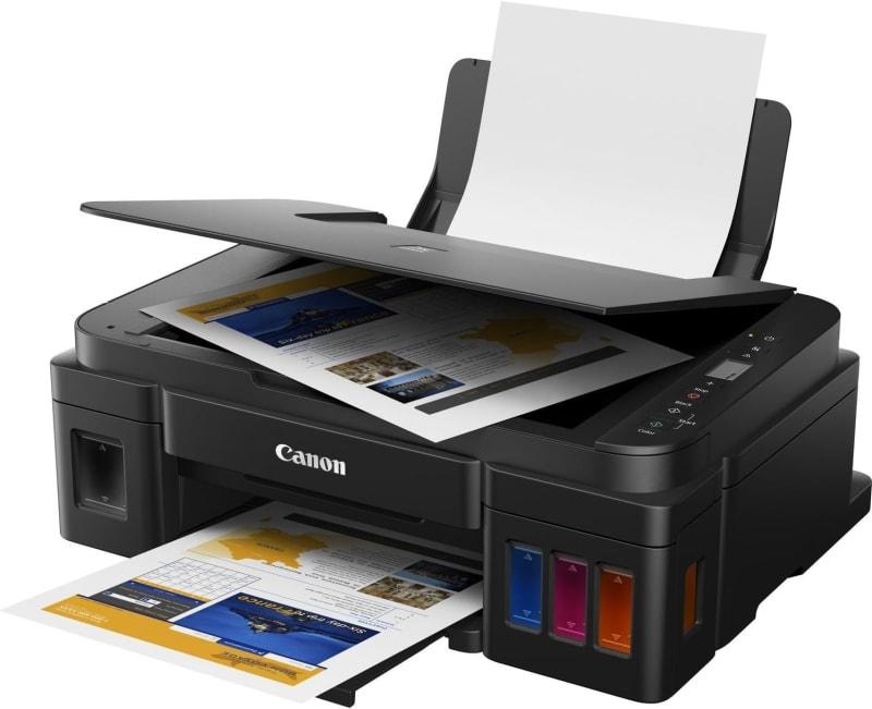 Pixma G2410 3-in-1 Multifunction Colour Ink Printer, Print, Scan, Copy, Black thumbnail 2