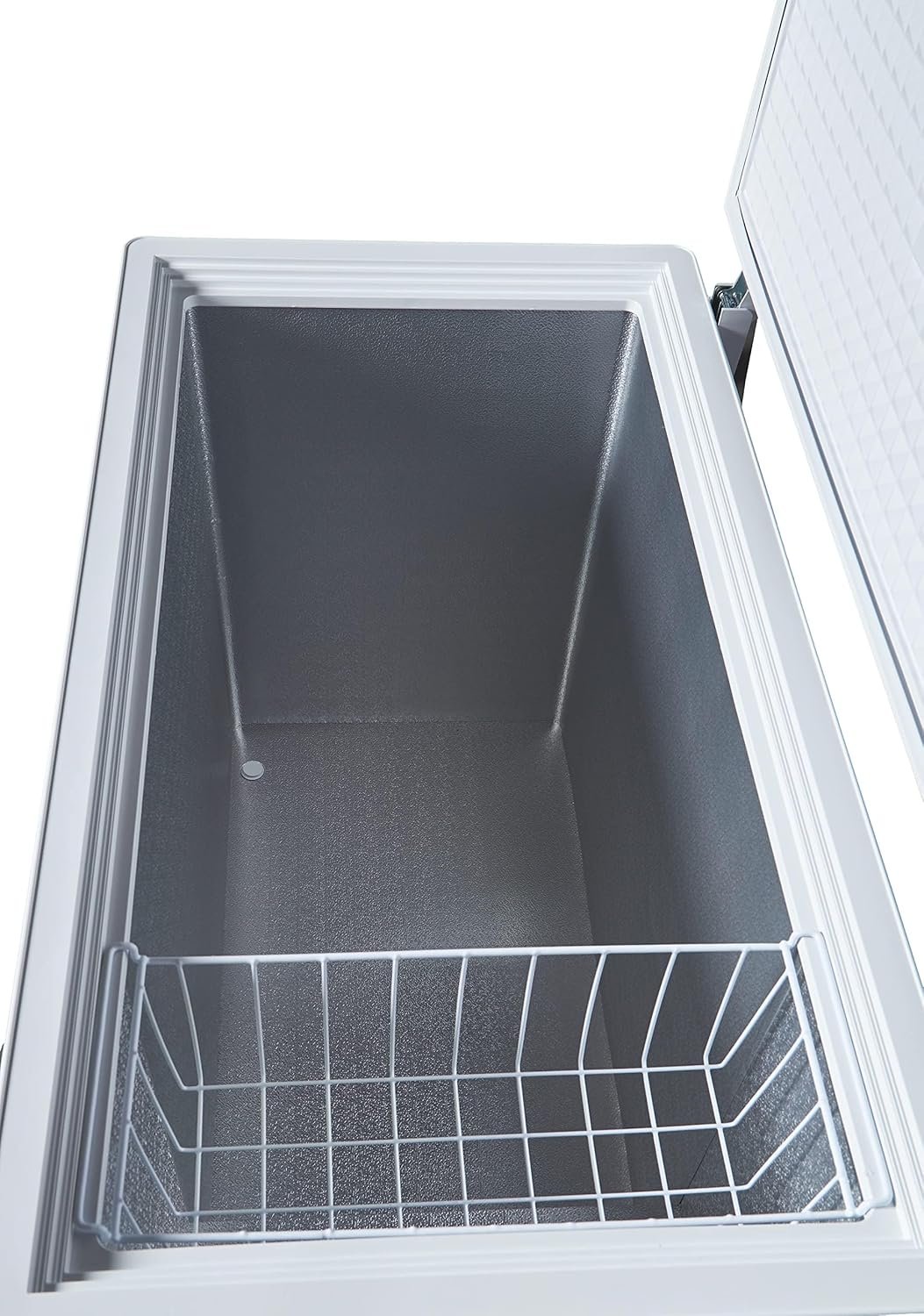 Admiral 400L Chest Freezer with White Interior, Gross capacity of 400L, Net capacity308L, Outside Condenser, Tropical Type with Lock and Key & Lamp, White - ADCF400WE thumbnail 4