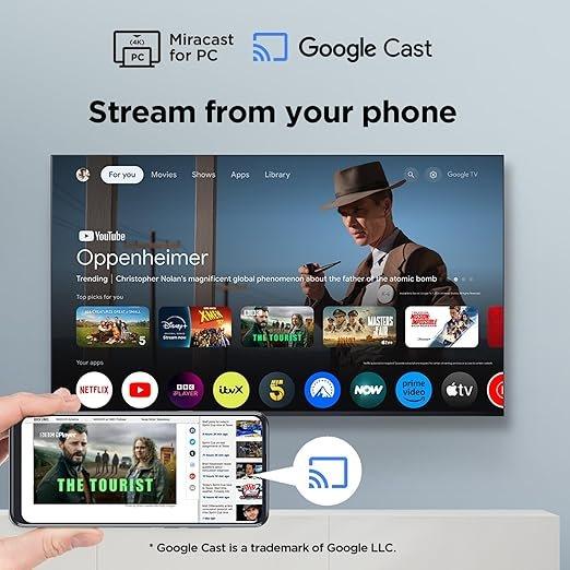 TCL 65P7K 65" P7K QLED 4K UHD SMART GOOGLE TV thumbnail 4