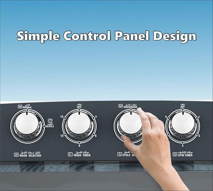 HAIWOO HWM2050X 20KG TWIN TUB WASHING MACHINE thumbnail 2