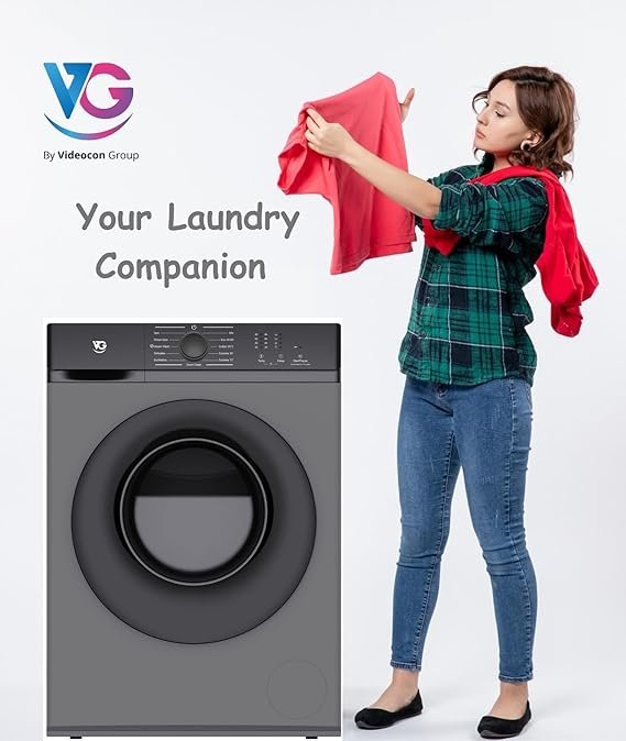VG VG-60FLGS 6KG INVERTER FRONT LOAD WASHING MACHINE thumbnail 2