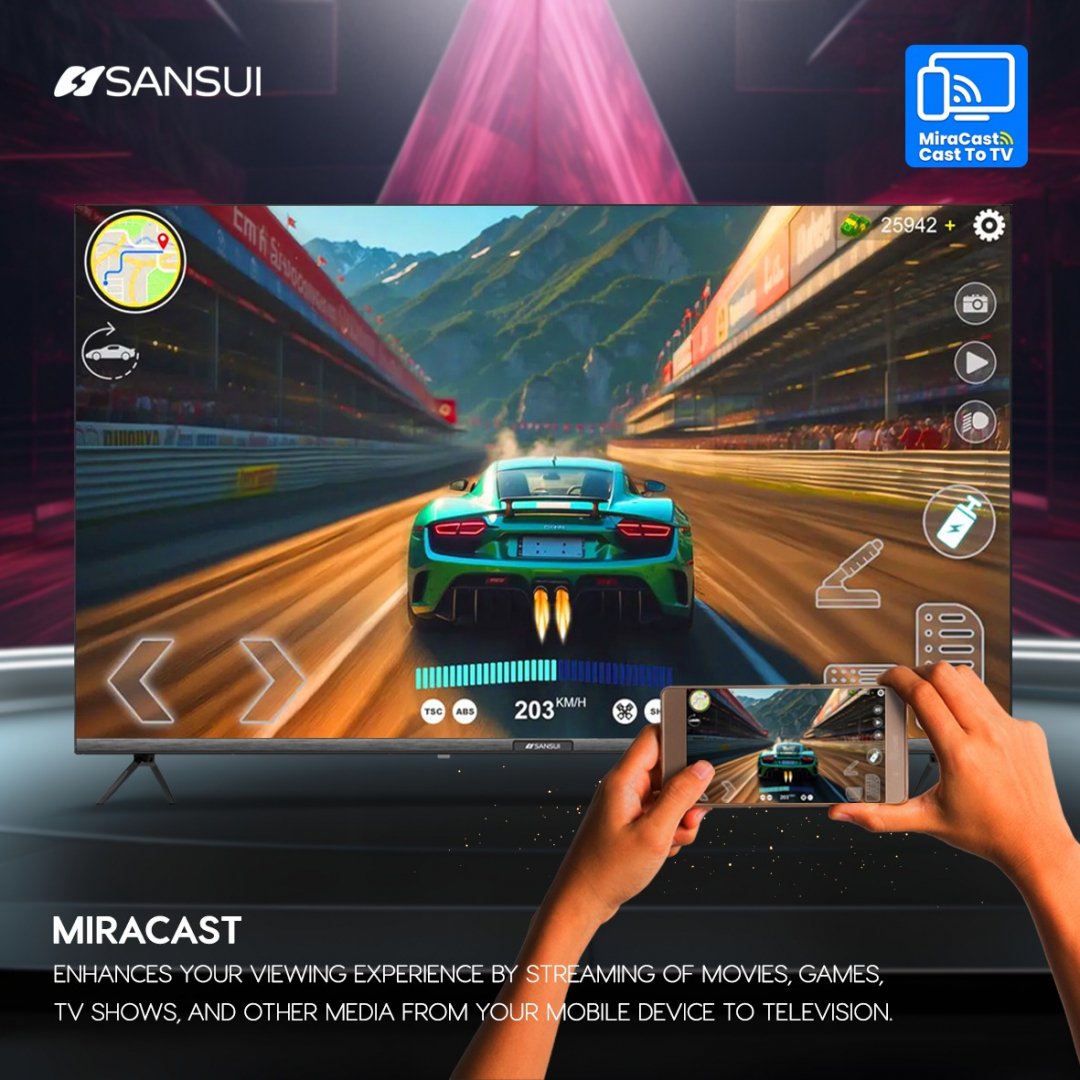 SANSUI 55" Webos Powered 4K Edgeless UHD LED SMART TV With Thinq AI - SS55LT4KW501 thumbnail 4