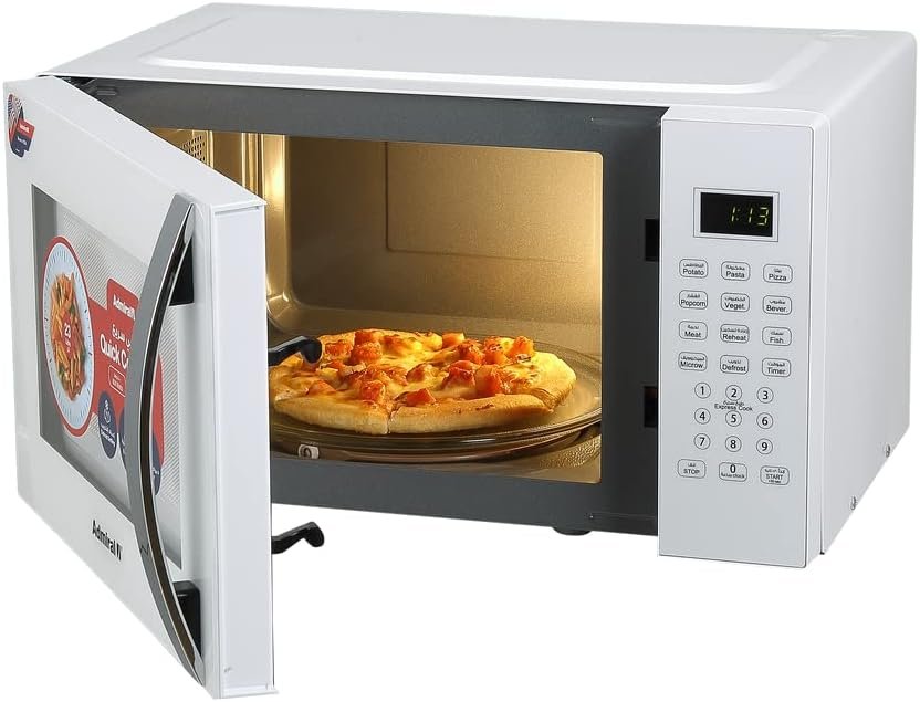 Admiral Microwave Oven 23 Liters 900 Watts, White - ADMW23WSWP thumbnail 2