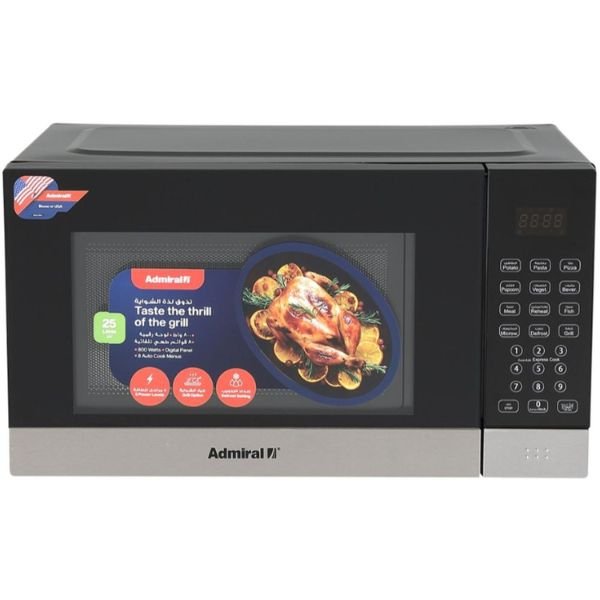 Admiral 25Litre Microwave Oven, 900 Watts, Black – ADMW25WSWP thumbnail 2