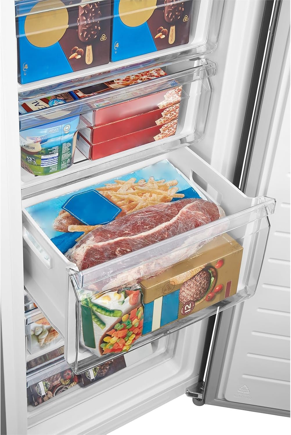 Midea 333L Gross & 238L Net Capacity Convertible Upright Freezer, Frost Free with Quick Freeze Technology, Convert From Freezer To Refrigerator With One Click Button, Electronic Control - MDRU333FEE46AE thumbnail 4