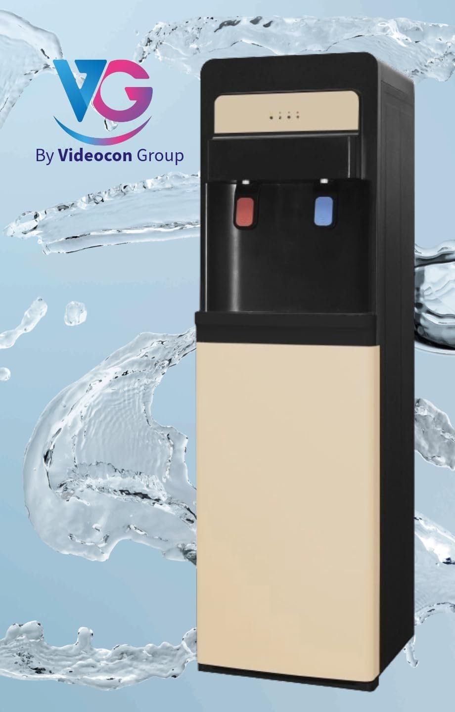 VG Bottom Loading Water Dispenser With Hot and Cold Water and Compressor Cooling - VGWD1100BGC thumbnail 4