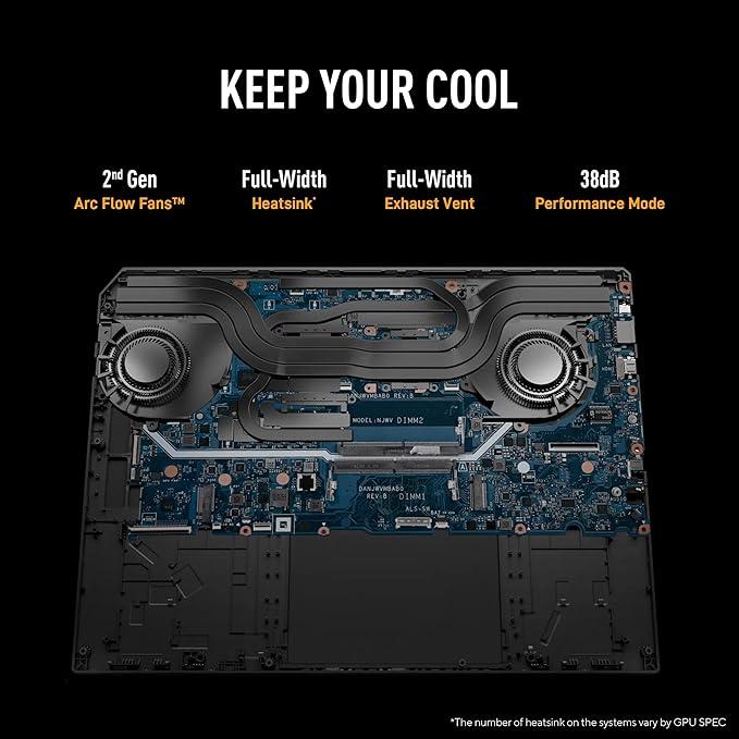 ASUS TUF Gaming F16 (2025) Gaming Laptop, 16" FHD+ 165Hz Display, Intel Core i7-14650HX, 32GB DDR5 RAM, 1TB PCIe 4.0 SSD, NVIDIA GeForce RTX 5060 8GB, RGB Keyboard, Win 11, Mecha Gray(Upgraded) thumbnail 4