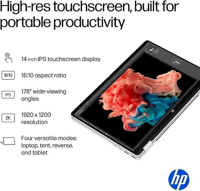 Lenovo IdeaPad Slim 3 14 Laptop, Intel Core i7-13620H, 14 Inch FHD Display, 16GB DDR5 RAM, 512GB SSD, Intel UHD Graphics, Windows 11, Arctic Grey, with Bag and Wireless Mouse (UPGRADE) thumbnail 3