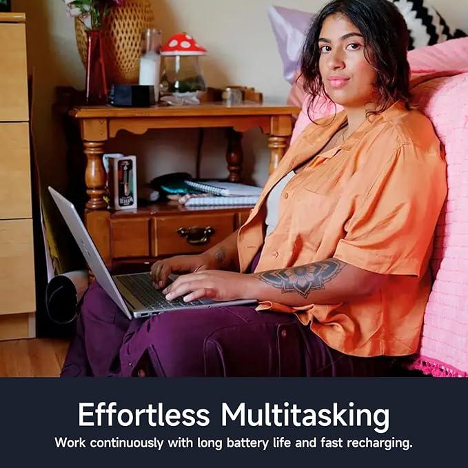 HP (Upgraded) 15.6" HD Touchscreen Laptop, Intel Core i5-1235U, 32GB RAM, 1TB PCIe SSD, Webcam, HDMI, Numeric Keypad, Wi-Fi 6, Windows 11 Home, Silver, Bundle with Thunderobot ML101 Wireless Mouse thumbnail 3