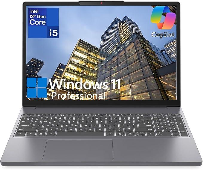 HP 2025 New 15.6" Touchscreen Laptop for Business & Student, 13th Gen Intel i3-1315U up to 4.5 GHz, Intel UHD Graphics, Copilot AI PC, Wi-Fi 6, Long Battery Life, Windows 11 Pro (16GB RM + 512GB SSD)