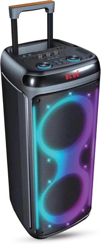 AFRA Trolley Speaker, 60 Watts, 6.5kg, Black, 4000Ma Battery, Dual Speakers, True Wireless Stereo, AF-60TSBK, 2 Years Warranty