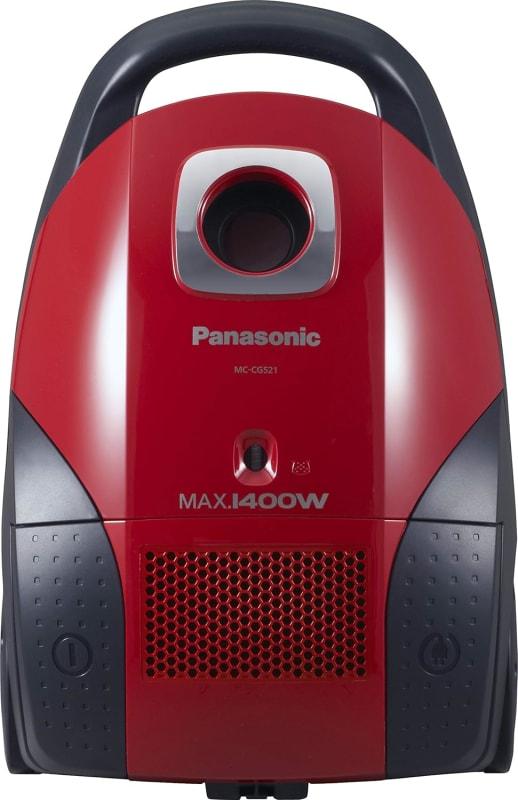 Panasonic Bagged Canister Vacuum Cleaner ,4L Big Dust Capacity, Japan Quality, Washable Anti-bacterial Filter, MC-CG520R