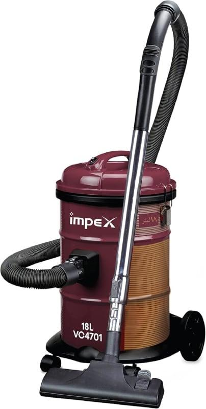 Impex Vc4701 18 Ltr Drum Vacuum Cleaner - 1600w - Image 1