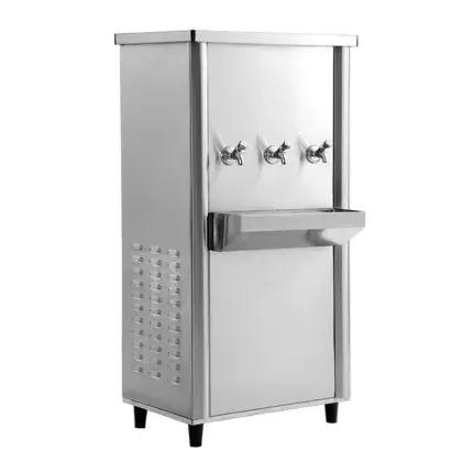 Haiwoo Water Cooler HW-55T3WC Stainless Steel 3-Tap 50 Gallon