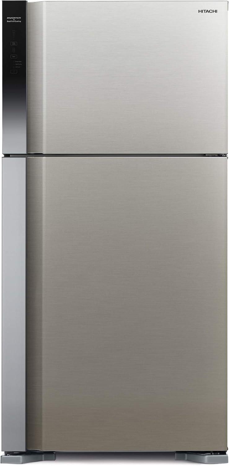 HITACHI TOP MOUNT REFRIGERATOR SILVER 710 LITRE - RV710PUK7KBSL