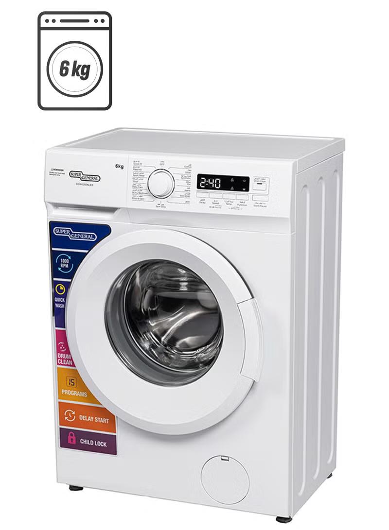 SUPER GENERAL SGW6250NLED 6KG WASHING MACHINE
