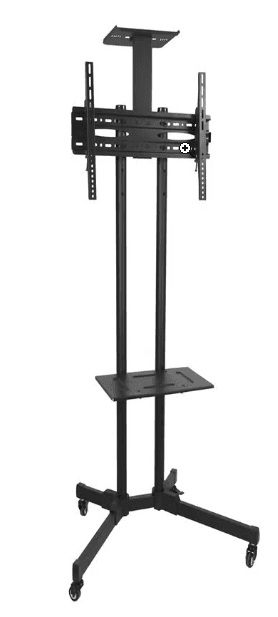 DG Tech DG 60B TV Cart for most 32-70" Screen, Vesa 600x400, Max Load capacity 50 Kgs