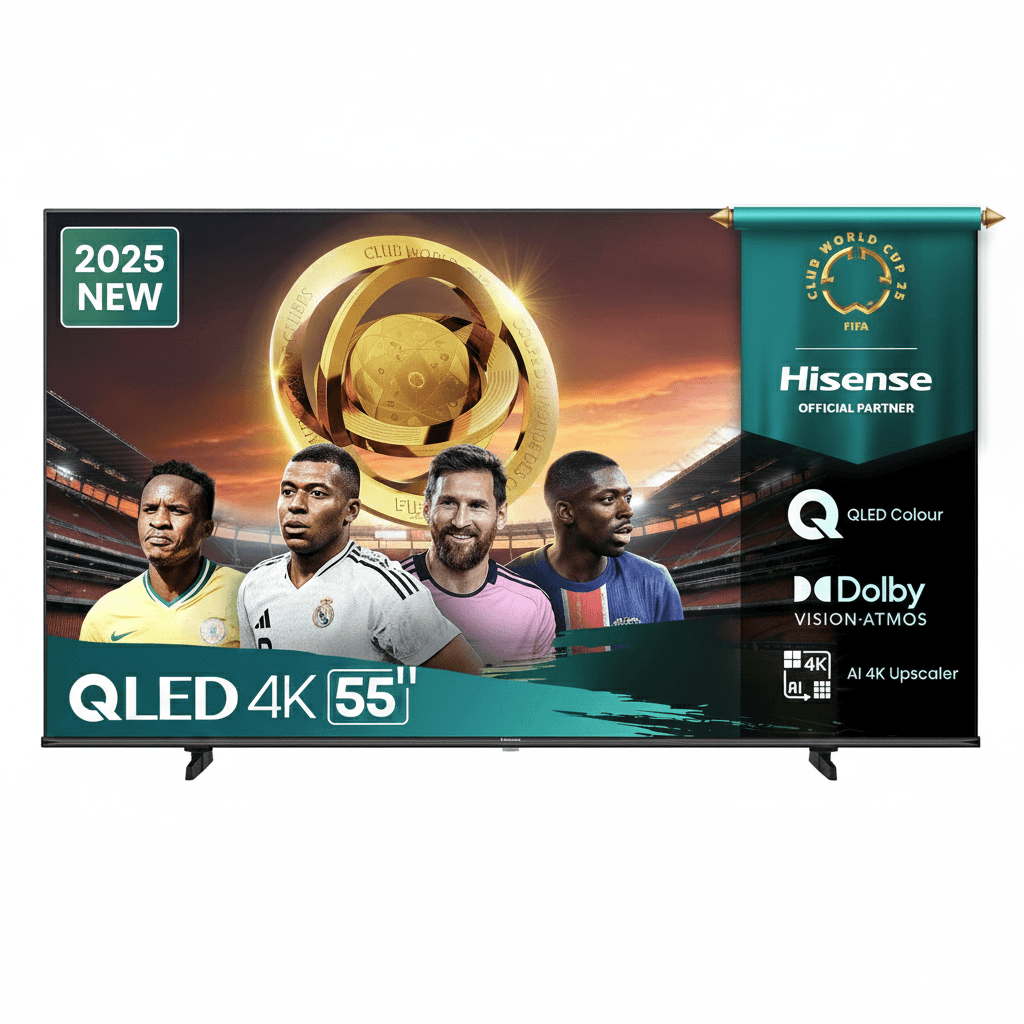 HISENSE 55 inches 4K Smart QLED Gaming TV(2025) - 55Q6QS