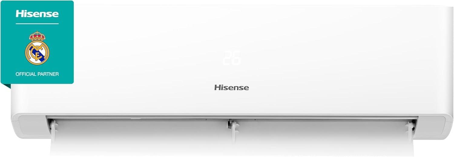 Hisense 1.5 Ton Split Air Conditioner with Rotary Compressor, 3 Speeds with Auto Restart Function, White - AS-18CF4SXTKA01