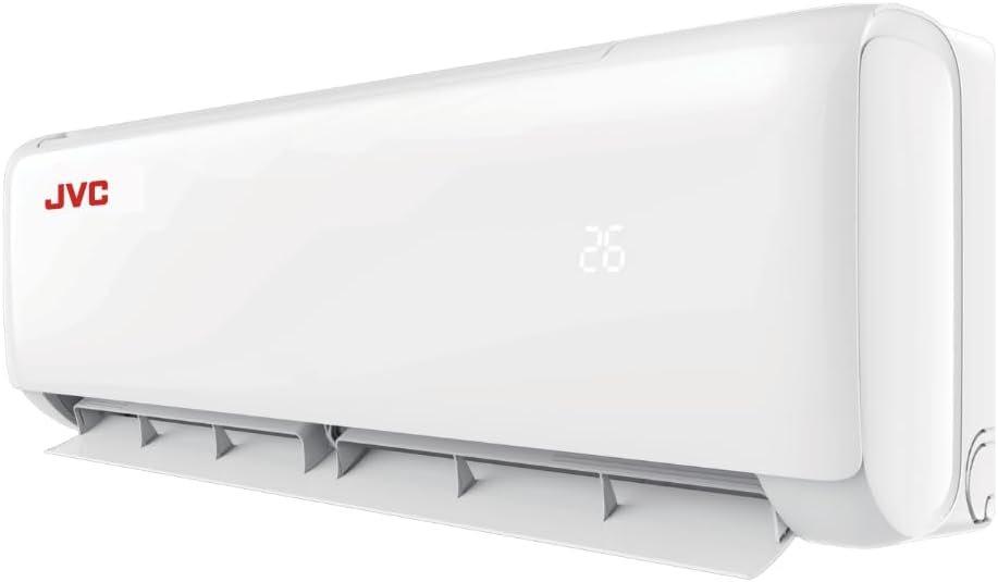 JVC 1.5 Ton Inverter Split AC | 18000 BTU | T3 Rated | R32 Refrigerant | 4-Way Swing | Gold Fin Condenser | Consistent Cooling | Energy Efficient AC | 5 Years Compressor Warranty- WG-NACI38W5S
