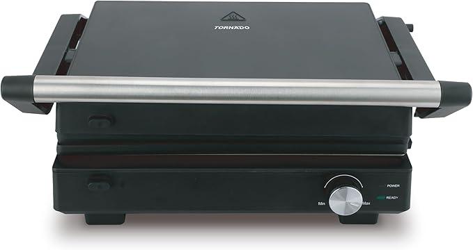 Tornado Electric Grill Non-Stick with Removable Drip Tray, 1800W, Plate Size 29×23cm, TGC5408-GS