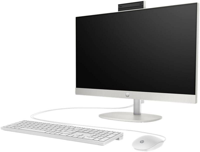 HP All-in-One 24-cr0123nh PC, Intel Core i5 1335U 13th Gen, 8 GB DDR4, 512 GB NVMe SSD, 99% sRGB, Intel Iris X Graphics, 1 HDMI-out 1.4, Shell white | 91A41EA