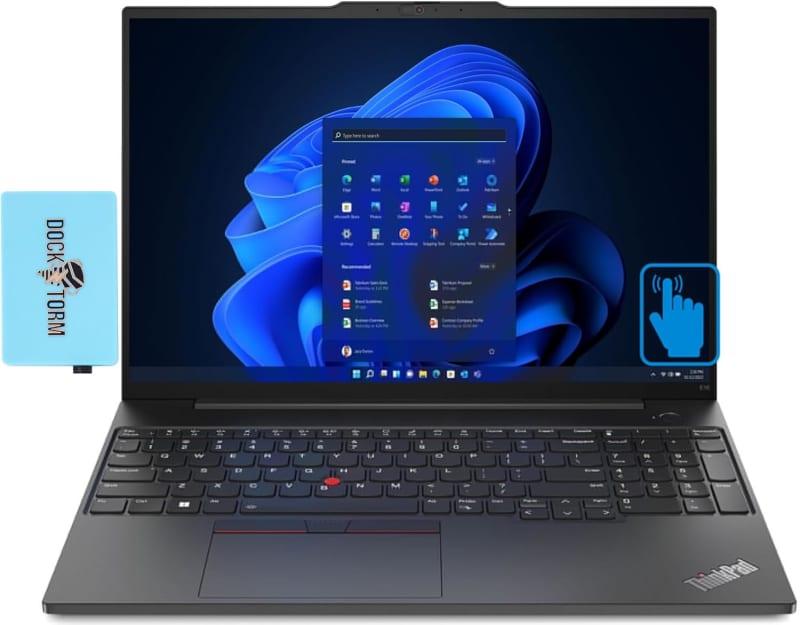 Lenovo Thinkpad E16 Business Laptop 16 0 Ips Fhd Display intel 13th Gen I5 1335u 16gb Ram 512gb Ssd Fingerprint Reader Thunderbolt 4 Fhd Webcam Wifi 6 Win 11p