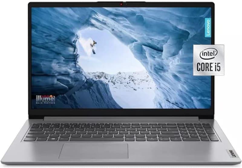 Lenovo Ideapad 1i Laptop 15 6 Inch Fhd Display 10 Core Intel Core I5 1235u 16gb Ram 512gb Ssd Intel Iris Xe Graphics Wi Fi 6 Windows 11 Home Cloud Grey Bundle upgraded