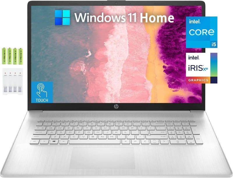HP Flagship Touchscreen Laptop 15.6" HD Display, Intel Core i5-1155G7(Beat i7-1065G7), 16 GB RAM - 1 TB PCie SSD, Intel Iris Xe Graphics, Numeric Pad, Bluetooth 5, Windows 11 Home, Silver (US Version)