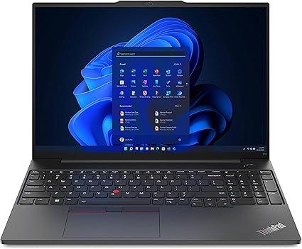Lenovo Thinkpad E16 G1 Business Laptop With 16 Fhd Display Intel Core I7 1355u 13th Gen 16gb Ddr4 Ram 1tb M 2 Nvme Ssd intel Iris Xe fingerprint windows 11 upgraded