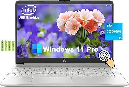 Hp 15 15 6 Hd Touchscreen Laptop For Home Student 12th Gen Intel Core I3 1215u up To 4 4 Ghz 12gb Ram 256gb Pcie Ssd Numeric Keypad Wi Fi 5 11 Hrs Battery Life Windows 11 Pro W battery