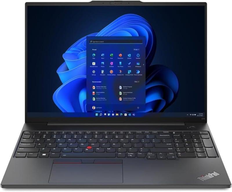 Lenovo Thinkpad E16 Gen 1 With 16 Wuxga Ips Display Intel Core I7 1355u Processor Integrated Intel Iris Xe Graphics 16gb Ddr4 Ram 1tb Nvme Ssd Backlit Keyboard Fingerprint Windows 11 Black