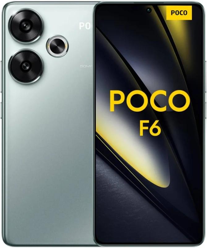 Xiaomi POCO F6 5G Mobile, Green (8GB Ram+256GB) | Snapdragon 8s Gen 3| 6.67" AMOLED 120Hz display | Triple Camera with OIS 50+8MP, 20MP Front camera