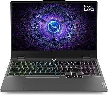 Lenovo LOQ 15IRX9 Gaming Laptop, 15.6" FHD 144Hz IPS Display, Intel Core i7-13650HX, 16GB DDR5 RAM, 512GB SSD, NVIDIA GeForce RTX 3050 6GB, Backlit ENG Keyboard, Luna Grey