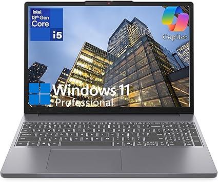 Lenovo Home Business Laptop, 15 FHD+ IdeaPad Slim 3, Intel 8-Core i5-13420H (Beat i7-1355U), 16 GB DDR5 RAM, 512 GB PCIe SSD, WiFi 6, Bluetooth 5.2, Copilot AI PC, Luna Grey(Upgraded)