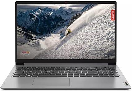 Lenovo Ideapad 1 15iau7 Slim Laptop 15 6 fhd Display Intel Core I5 1235u 8gb Ram 512gb Ssd Iris Xe Graphics Win11 Eng Arabic Cloud Grey 82qd00cnax