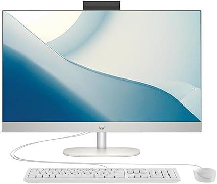 HP (Upgraded) All-in-One 24-inch Desktop, 13th Generation Intel Core i7-1355U processor| 16GB DDR4 RAM| 512GB NVMe SSD| 23.8†FHD Display | Windows 11 (Shell White), 9A1A0PA