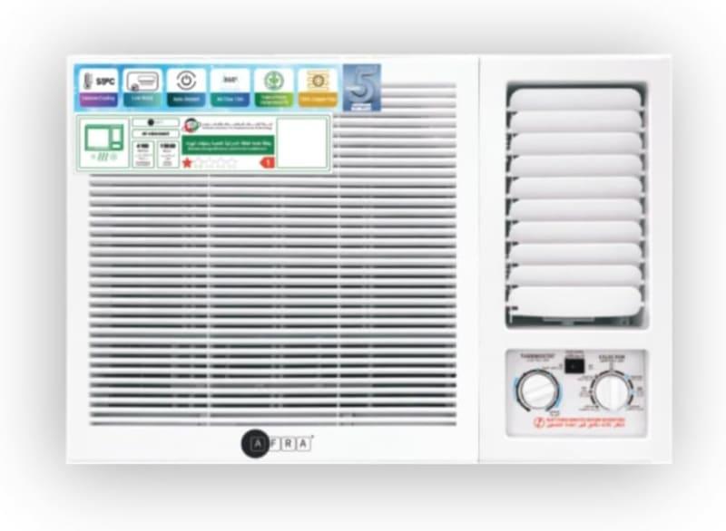 AFRA AF-1800WAWT AFRA 1.5 TON WINDOW AIR CONDITIONER COOLING ONLY ROTARY R410A T3 WHITE