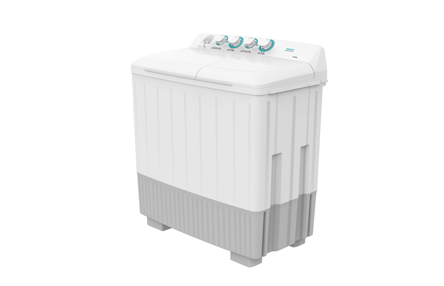 HISENSE XPB140-SXC14 14KG TOP LOAD SEMIAUTO WASHER WHITE