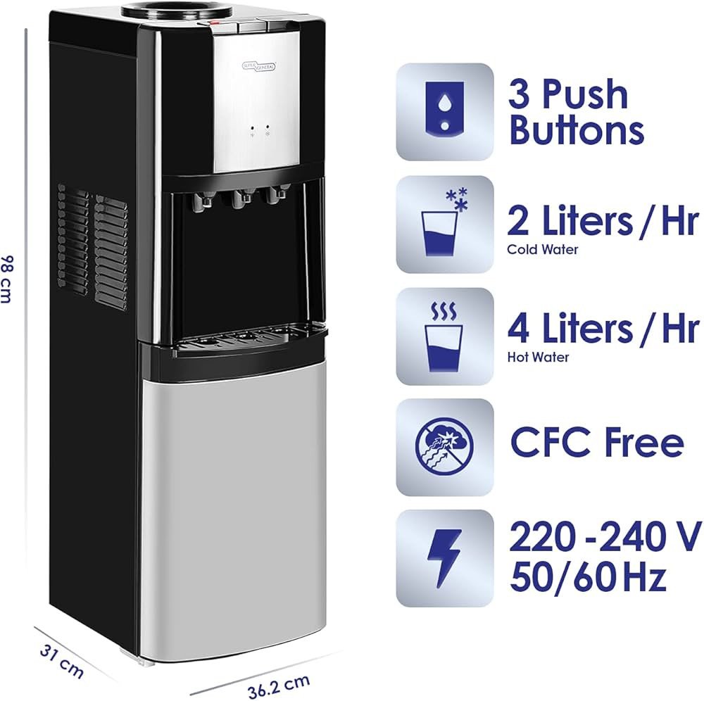 Super General SGL2020BM 3 Tap Bottom Mount Water Dispenser