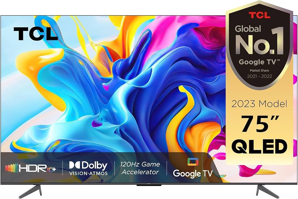 TCL 75C645 75" QLED 4K HDR GOOGLE TV