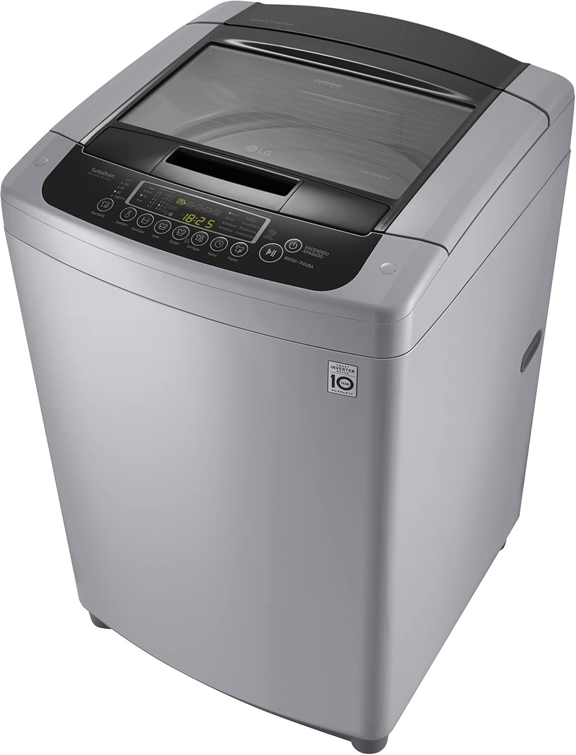 LG T1785NEHTE 12KG TOP LOAD WASHING MACHINE SMART INVERTER, SILVER