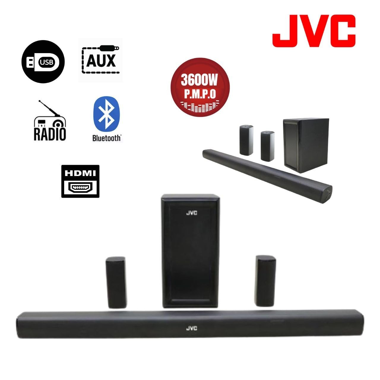 JVC TH-N430B SOUND BAR 5.1