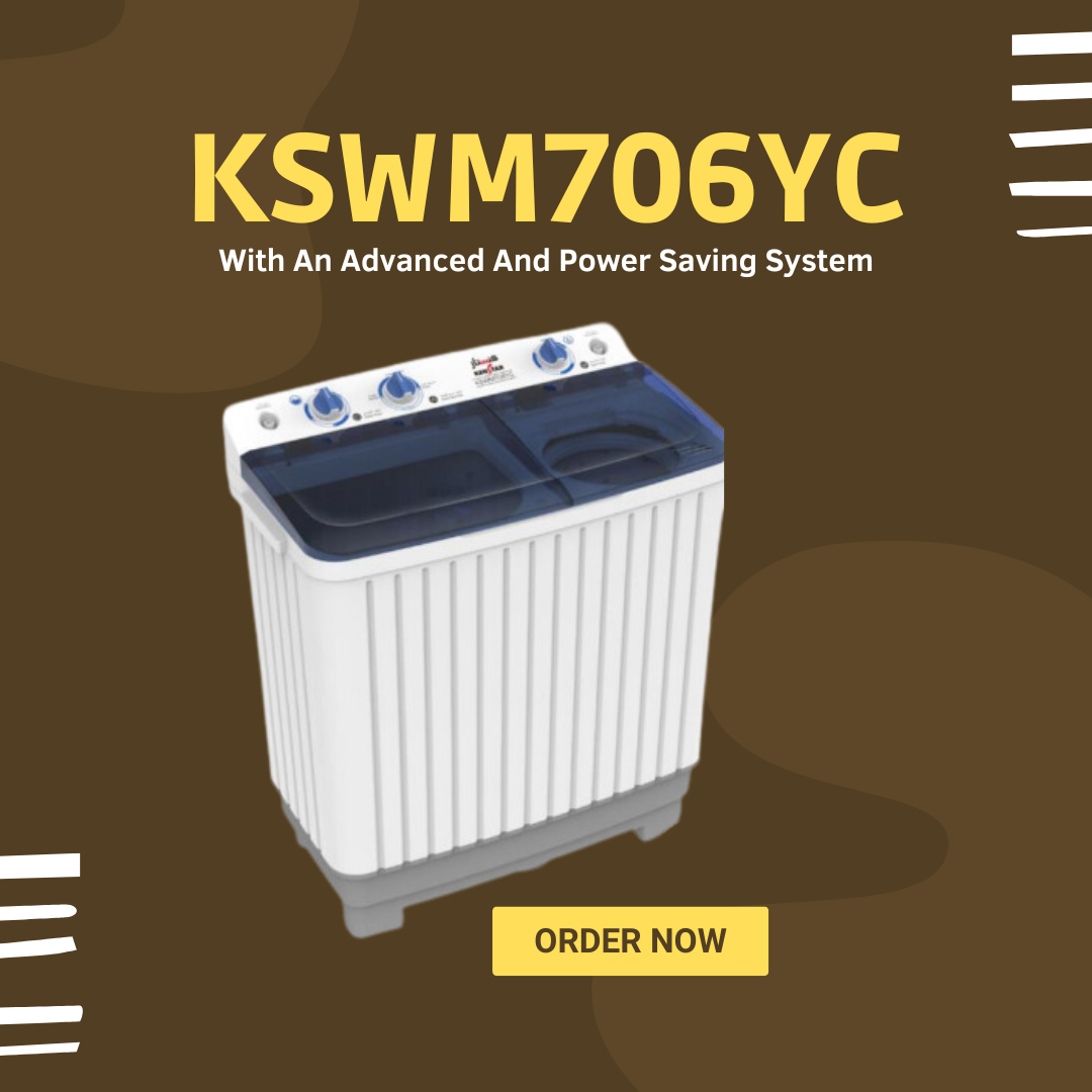 KENSTAR KSWM1110YC BRAND WASHING MECHINE 10KG