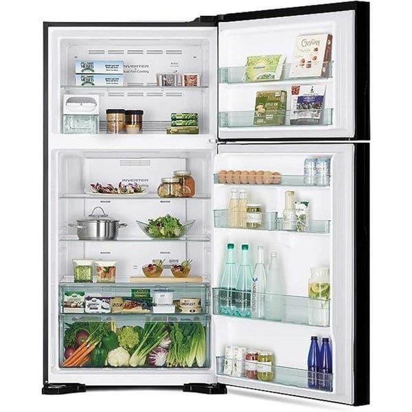 HITACHI R-V760PUK7K-1 BBK 760L TOP MOUNT REFRIGERATOR