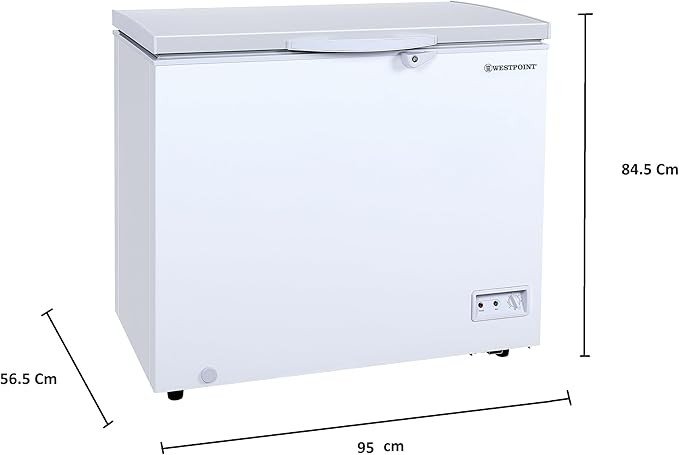 WESTPOINT WBXN-2519EWGL CHEST FREEZER WHT INSIDE