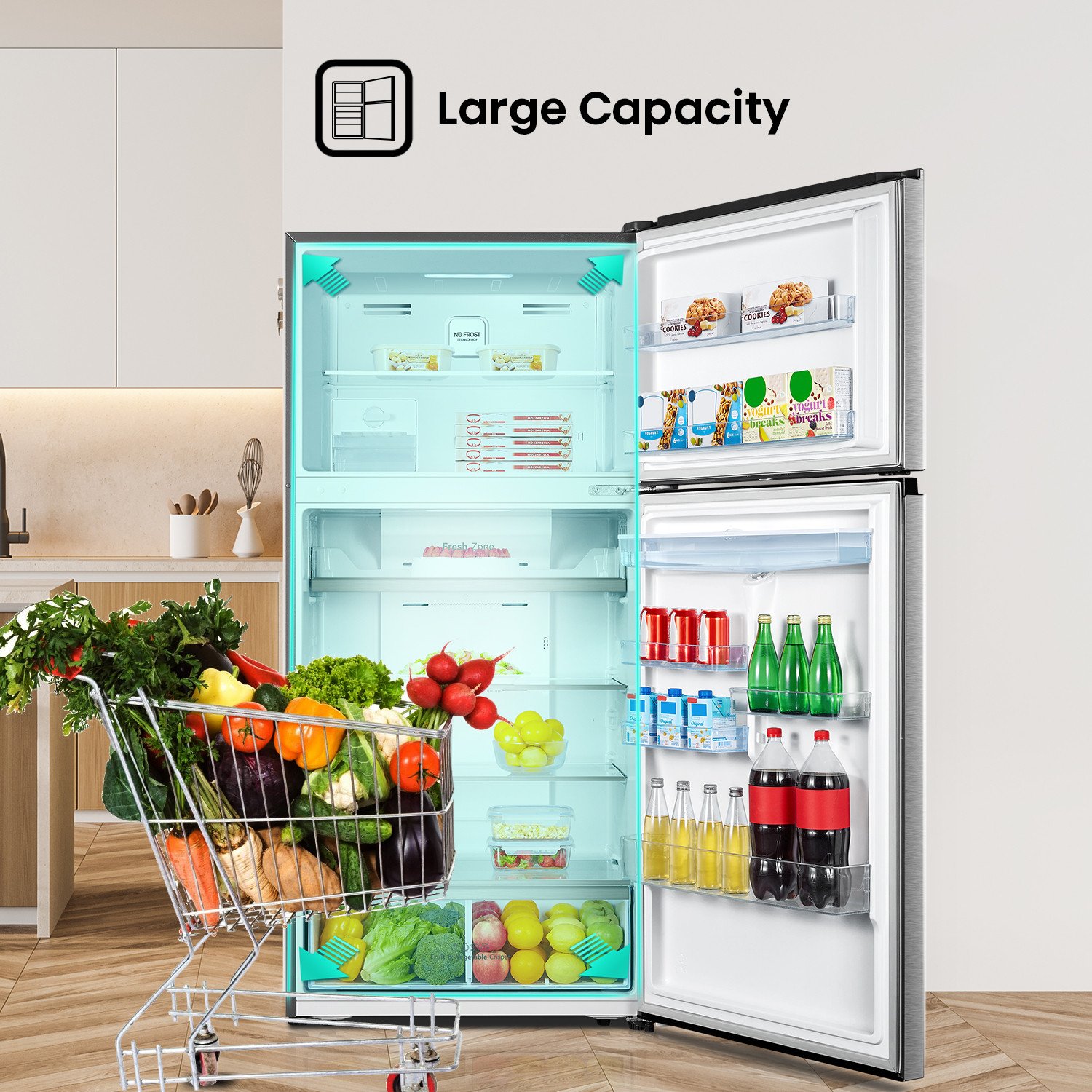 HISENSE 721L REFRIGERATOR RT729N4WSU1
